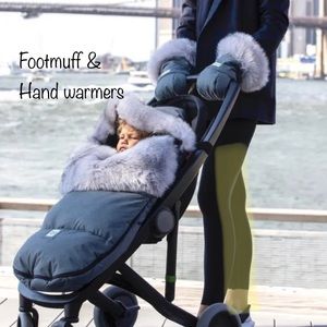 7AM Enfant Set (Footmuff & Hand warmers)